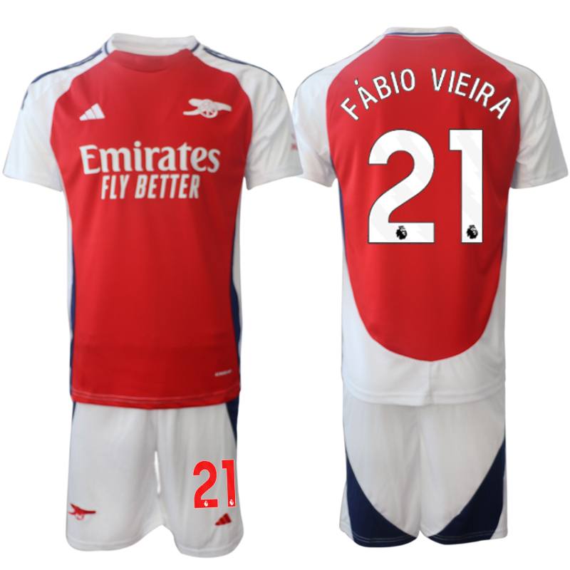 Men 2024-2025 Club Arsenal home Red #21 Soccer Jersey->arsenal jersey->Soccer Club Jersey